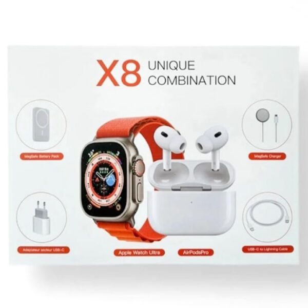 SMART WATCH 8X: COMBINAISON UNIQUE