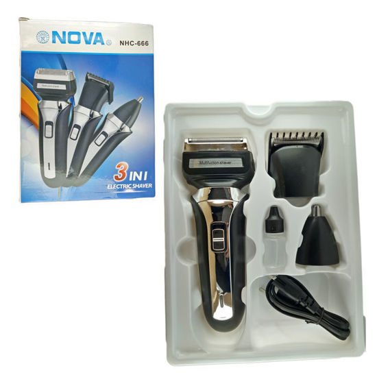 NOVA (3) Tondeuse Rechargeable NOVA NS-666 3 en 1