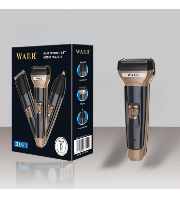 WAER 3EN1 (1) Tondeuse Rechargeable WAER WA-7069 3 en 1
